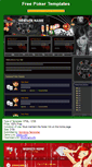 Mobile Screenshot of freepokertemplates.org