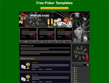 Tablet Screenshot of freepokertemplates.org